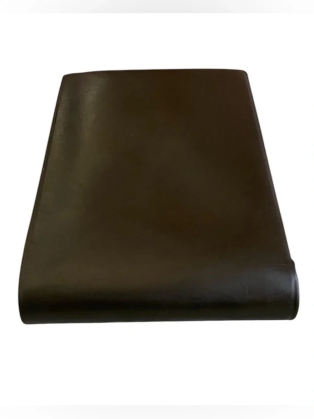 Vintage Oxford full grain calf leather dark brown wallet
